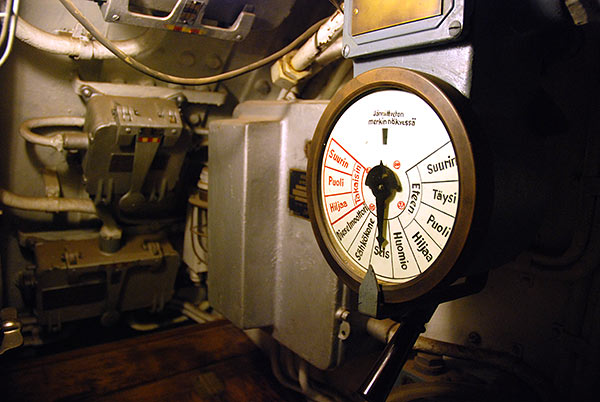 Telegraph in engine room - Sveaborg