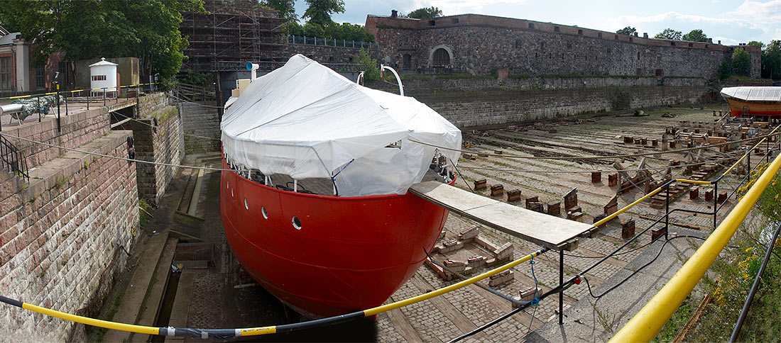 Panorama of Sveaborg dock - Sveaborg