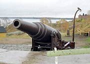 Русское 11 дюймовое орудие в Свеаборге