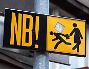 Street's sign - thief warning