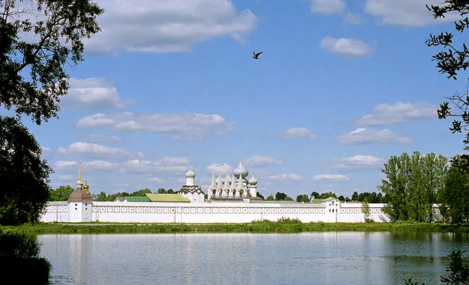 Walls of Tikhvin Monastery