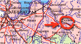 Карта северо-востока России, где всё нарисовано...