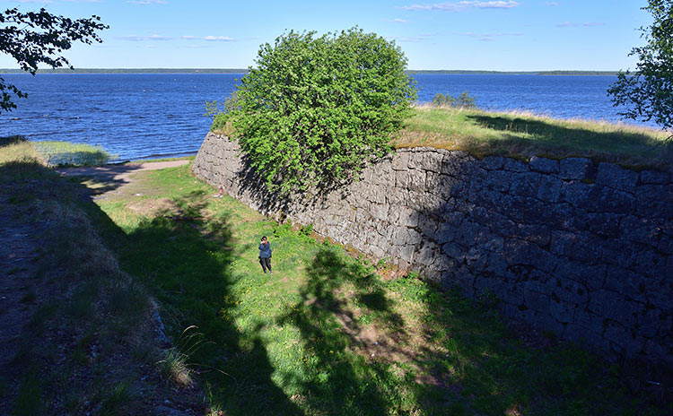 Vyborg Bay and dry moat - Trangsund