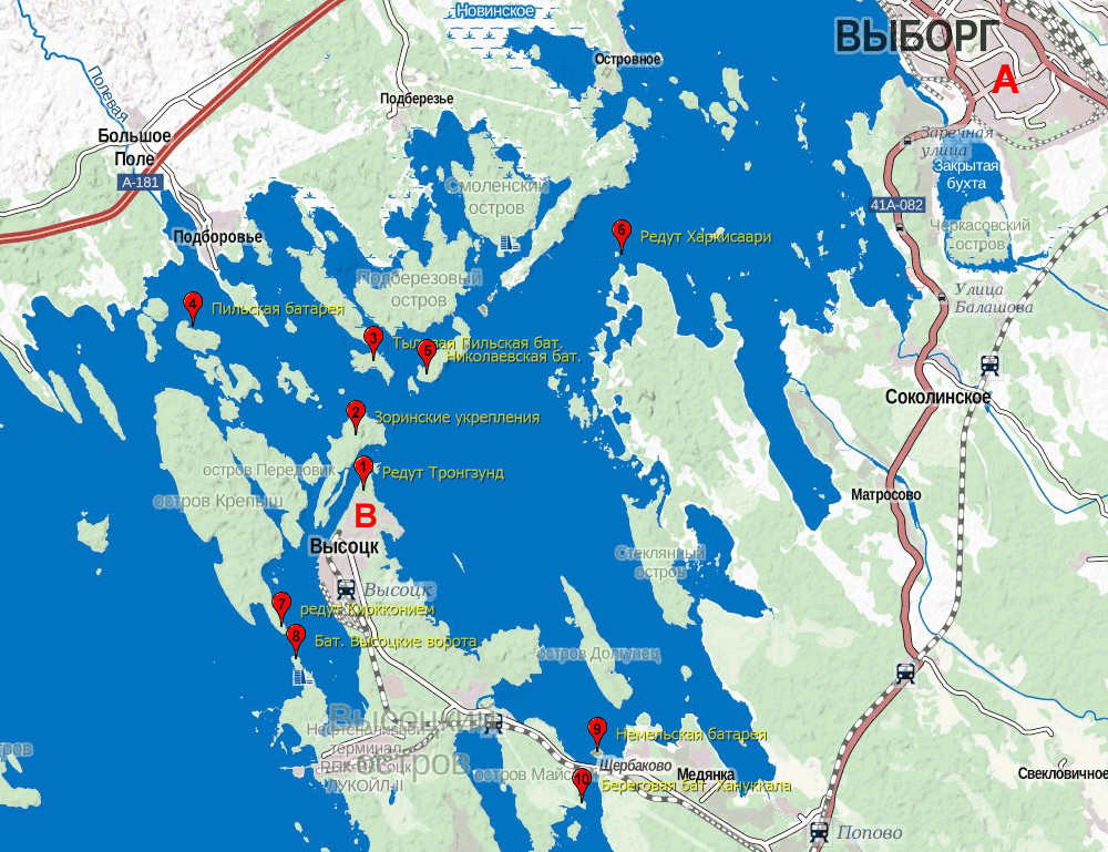 Trangsund position map 