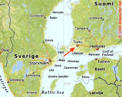 Карта Балтики