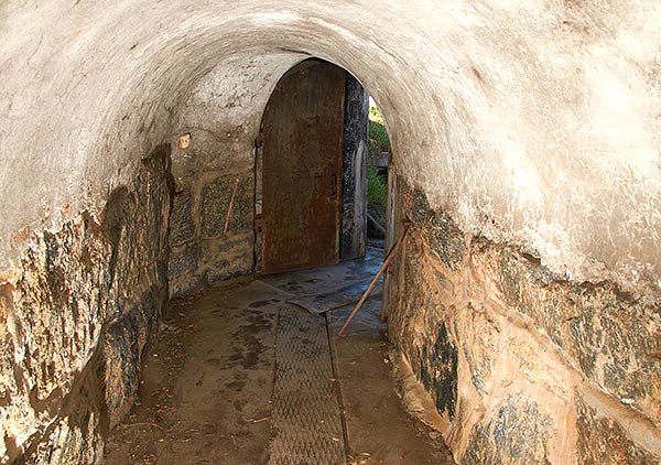 Entrance to the Command post - Vaxholm