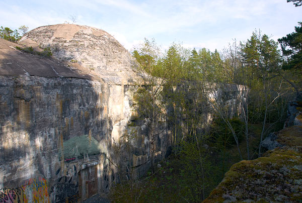 Gun turret's emplacement - Vaxholm