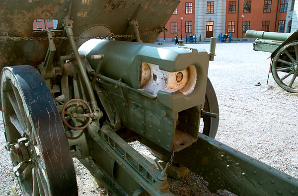 Breach of howitzer m/1919 - Vaxholm
