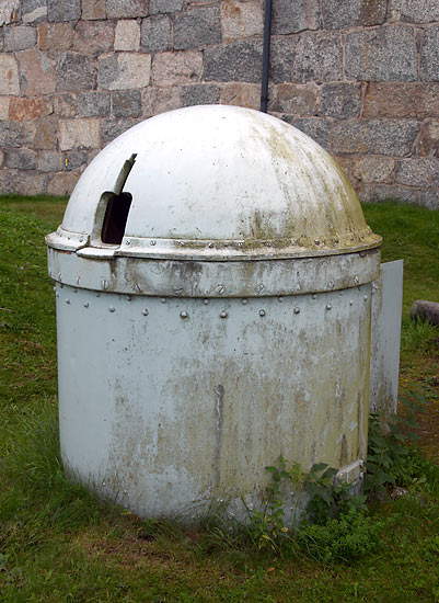 Machine gun armoured cupola - Vaxholm