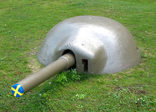 57 mm turret gun m/1899-1900 - Vaxholm