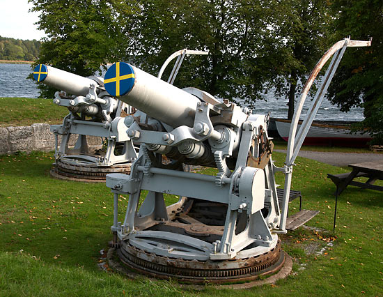 24 sm  howitzer  m/1894 - Vaxholm