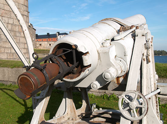 Breach part of howitzer  m/1894 - Vaxholm