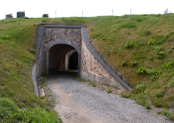 Way to gun's emplacements - Vaxholm