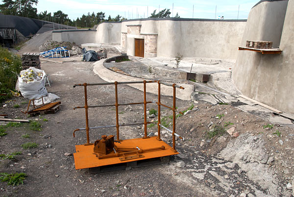 Upper battery in 2012 - Vaxholm