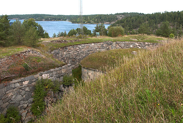 Ditch and Northern caponier - Vaxholm