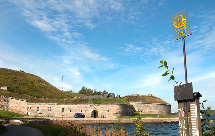 Lower battery of Oscar-Fredriksborg fort - Vaxholm