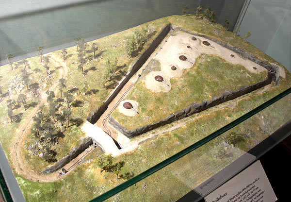 Layout of Fort Byviks - Vaxholm