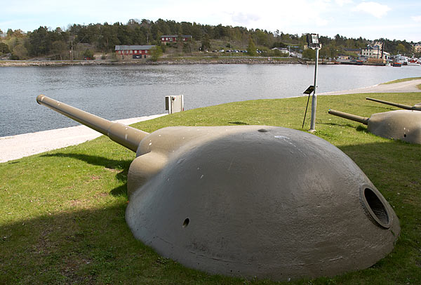 120 mm turret gun - Vaxholm