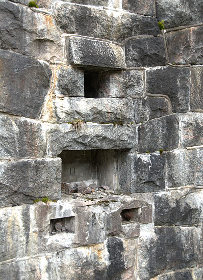 Mashine gun embrasure - Vaxholm