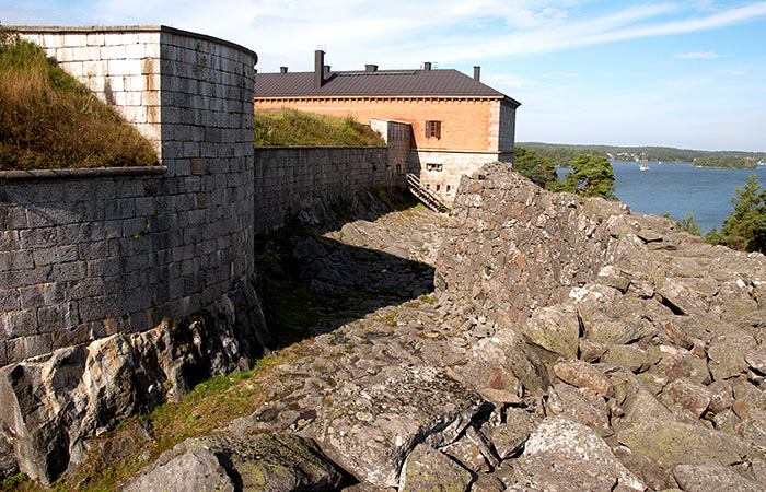 Eastern side of the redoubt - Vaxholm