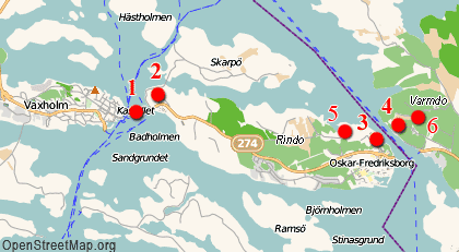 Vaxholm > Where is it? : Northern Fortress