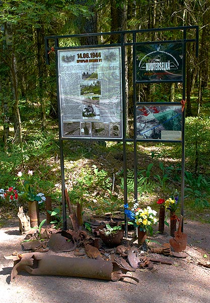 Memorial Zone of Kuuterselkä defence sector - VT Line