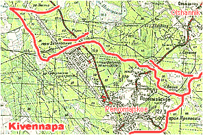 Kivennapa sector of VT line