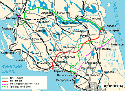 Генеральный план ВТ линии (Ваммелсуу-Тайпале)