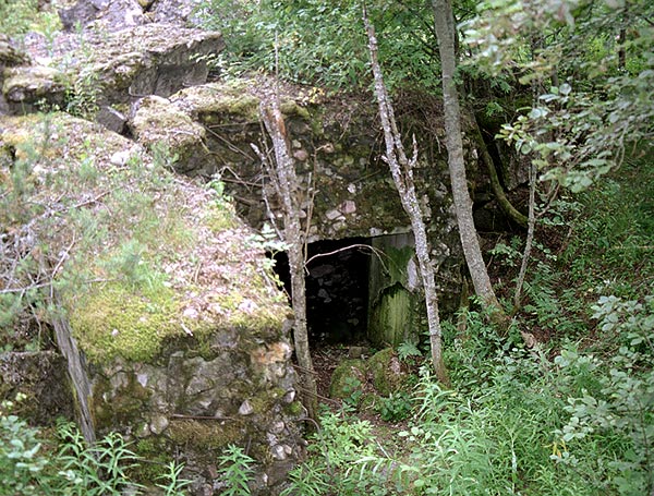 Entrance to pillbox - VT Line