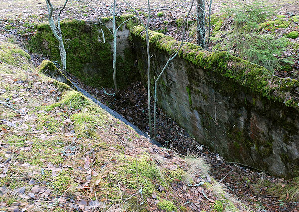 Bunker near to the gun's position - VT Line