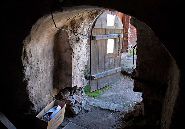 Entrance to the Clock tower - Vyborg