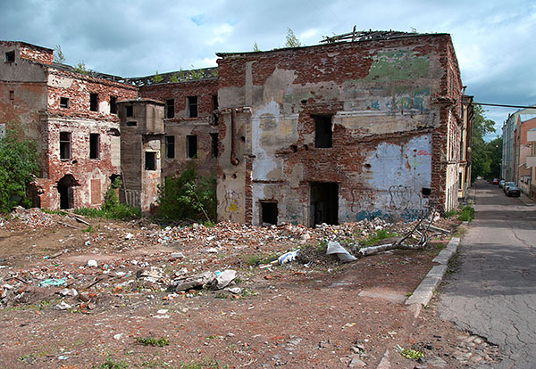 Ruined quarter - Vyborg