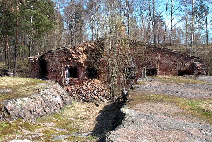 East Vyborg fortifications on Batareinaya Hill