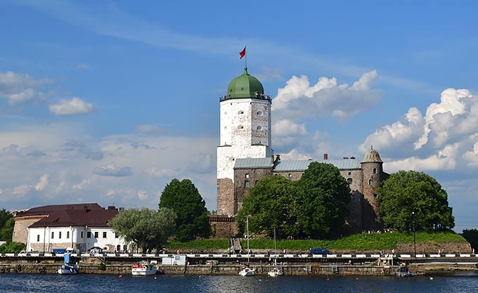 Vyborg city and the castle