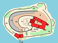 Vyborg's castle plan