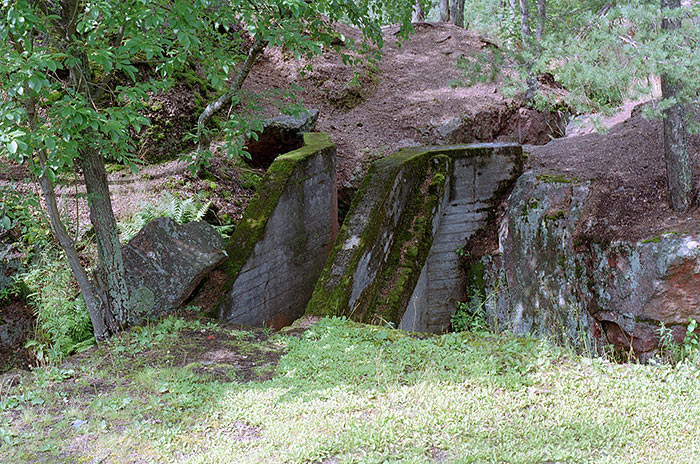 Descent to the shelter - Vyborg