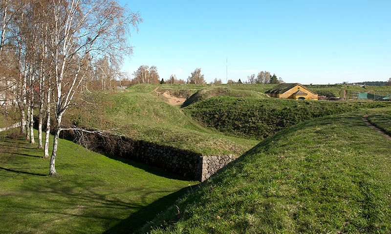 Fortifications of the western part of the fortress of Hamina