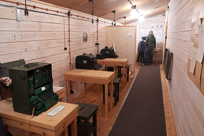 Interiors of the communication center