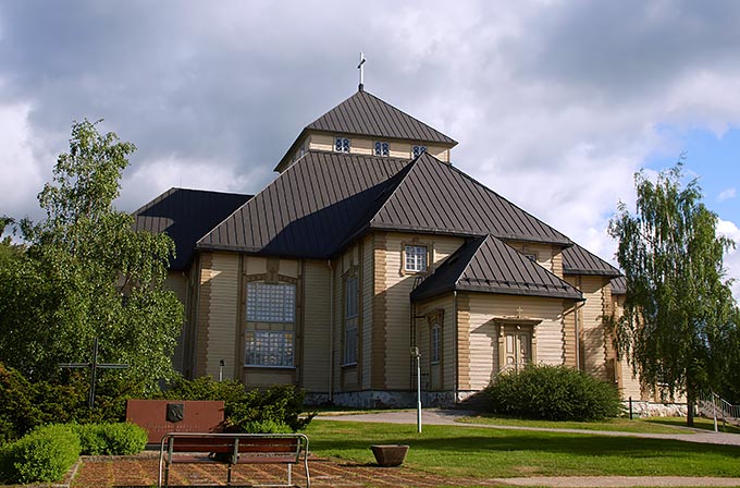 Храм лютеранского прихода в Миккеле