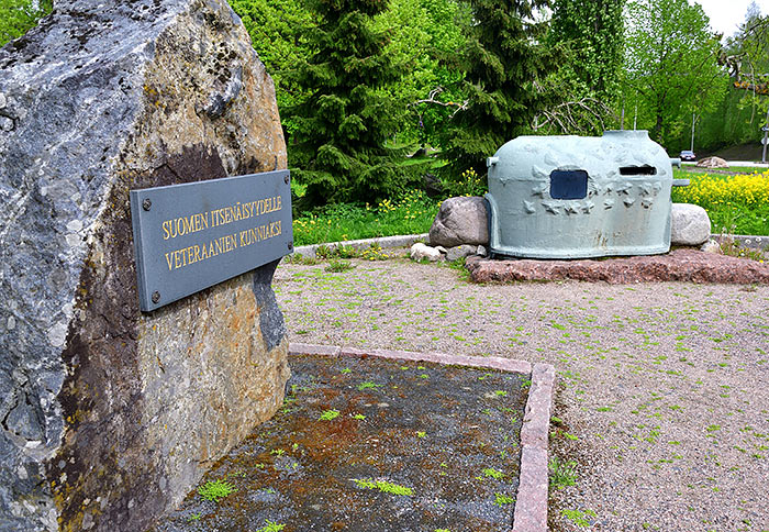 #1 - War monument at the entrance to Lappeenranta city
